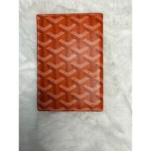 Goyard Goyardine Orange Passport Holder – Authenticated